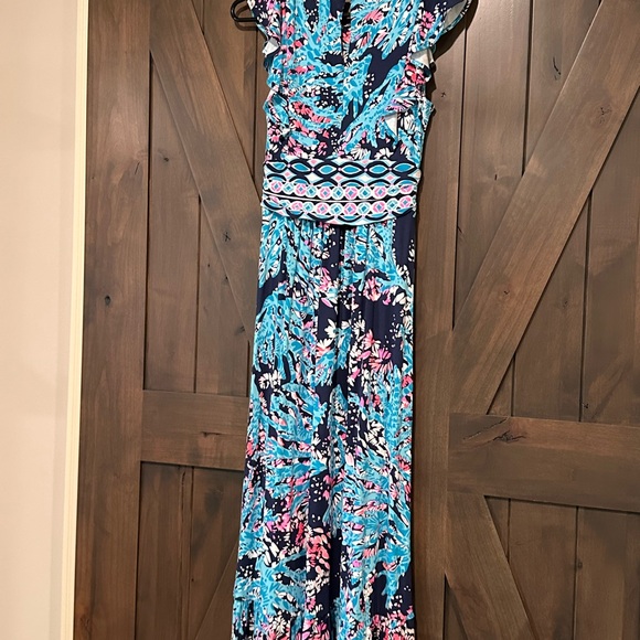 Lilly Pulitzer Mylea Flounce Maxi Dress Size small - Picture 3 of 6